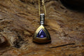 9ct Gold Tanzanite & Diamond Pendant